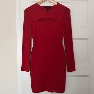 BCBG red dress